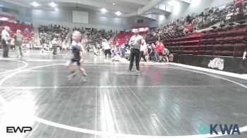 45 lbs Quarterfinal - Gunnar Sutton, Vinita Kids Wrestling vs Brooks Kilmer, Harrah