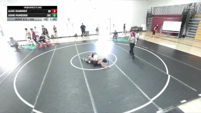 138 lbs Champ. Round 1 - John Paredes, Legacy Wrestling Center vs Alek Ramirez, Reign WC
