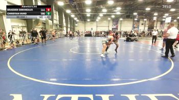 170 lbs Rr Rnd 1 - Braeden Simoneaux, Elite Athletic Club D.Z. vs Christian Burd, TNWC Blue