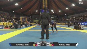 Ralph Duncan Badloe vs Alexander Ephrem 2026 IBJJF European NoGi