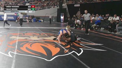 134-D1 Semifinal - Diego Vasquez, Corona Del Sol High School vs Isaac Moore, Marana High School