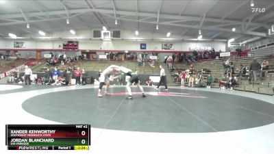 197 lbs Cons. Round 4 - Xander Kenworthy, Southwest Minnesota State vs Jordan Blanchard, UW-Parkside