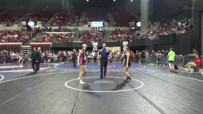 114 lbs Champ. Round 1 - Timbre Conley, Lockwood Wrestling Club vs Natalee Coughlin, Miles City Wrestling Club