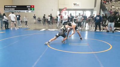154-H lbs Consi Of 32 #2 - Thomas Hann, Orchard South WC vs Evan Nunez, Prime Wrestling Club