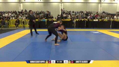 Janette Gloger vs Hannah Elizabeth Ripper 2024 World IBJJF Jiu-Jitsu No-Gi Championship