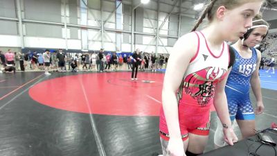 135 lbs Champ. Round 4 - Madison Watts, Mat Demon Wrestling Club vs Morgan Hendrickson, Washington