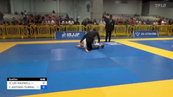 DAVIN LEE MAXWELL vs FRANCISCO ANTONIO ITURRALDE LARA 2023 American National IBJJF Jiu-Jitsu Championship