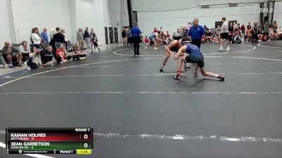 126 lbs Round 7 (8 Team) - Sean Garretson, Cavalier WC vs Kainan Holmes, Gettysburg