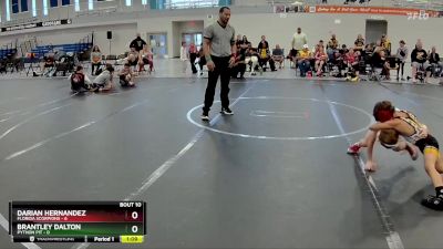 52 lbs Round 4 (6 Team) - Darian Hernandez, Florida Scorpions vs Brantley Dalton, Python Pit