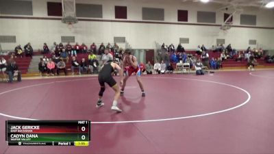 129-140 lbs 1st Place Match - Cadyn Dana, Wapsie Valley vs Jack Gericke, East Buchanan