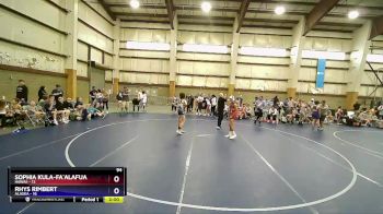 94 lbs Round 2 (6 Team) - Sophia Kula-Fa`alafua, HAWAII vs Rhys Rimbert, ALASKA