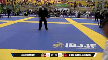Vitoria Carolina Araujo Vieira vs Elisabeth Ann Clay 2025 Brasileiro Jiu-Jitsu IBJJF