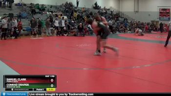 190 lbs Cons. Round 4 - Samuel Clark, Pubelo West vs Conrad Draper, Mountain Vista