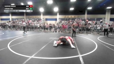 126 lbs Round Of 128 - Korver Biggs, Sunkids vs Logan Tan, Martin Luther King HS