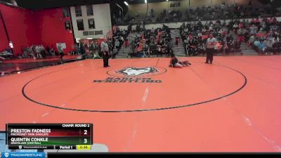 144 lbs Quarterfinal - Evan Gosz, Palatine (FREMD) vs Gage Gross, MILTON (WI)