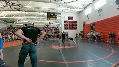 135-138 lbs Round 2 - Jackson Vincent, Lander Middle School vs Jaxton King, Riverton Middle School