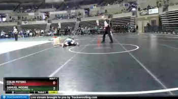 85 lbs Quarterfinals (8 Team) - Samuel Moore, Z-M (Zumbrota-Mazeppa) vs Colin Peters, KMS