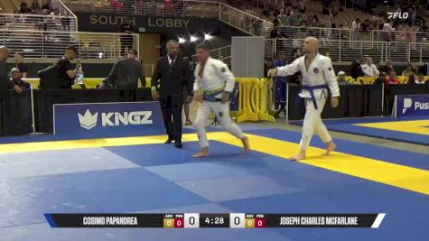 Joseph Charles McFarlane vs Cosimo Papandrea 2025 Pan Jiu Jitsu IBJJF Championship