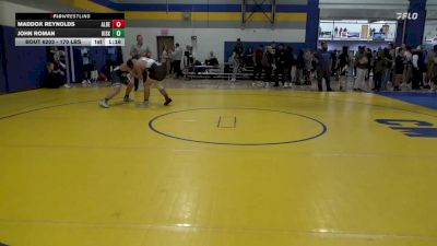 170 lbs Round Of 16 - Maddox Reynolds, Albert Gallatin vs John Roman, Kiski Area