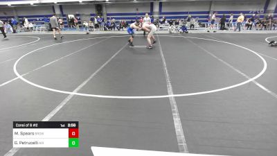 165 lbs Consi Of 8 #2 - Mason Spears, Brown University vs Giano Petrucelli, Air Force Academy