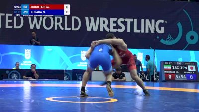 77 kg Final 3-5 - Mohammad Reza Hojatollah Mokhtari, Iran vs Nao Kusaka, Japan