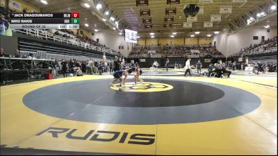 138 lbs Round Of 32 - Jack Dragoumanos, Belmont Hill School vs Niko Rakis, Our Lady Of Good Counsel