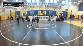 132 lbs Quarterfinal - Javin Taylor, Boca Raton Community H S vs Arthur Machado, West Boca Raton Community High School