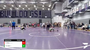 56-61 lbs Quarterfinal - Kasey Dial, Red Cobra vs Tanner Alley, St. Malachy Catholic Church