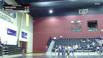 145 lbs 5th Place Match - Jamya Hill, Allen vs Sofia Vergara, Emmanuel University