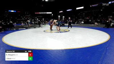 285 lbs Round Of 32 - Bryce Meggers, Oak Ridge vs Isaiah Beas, Madera