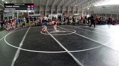 84 lbs Champ. Round 1 - Samuel Svitana, California vs Ryan Pitzele, Colorado