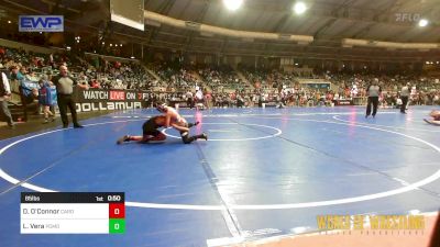 85 lbs Quarterfinal - Dylan O'Connor, Cardinal Wrestling Club vs Londen Vera, Pomona Elite