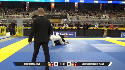 Aragon Girolamo Di Piazza vs Luis E Lima Da Silva 2025 Pan Jiu Jitsu IBJJF Championship