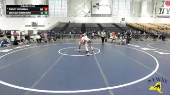 160 lbs 1st Place Match - Waylan Winseman, HF-L Wrestling vs Brody Heckman, Alexander Tri-Town Wrestling