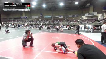 81 lbs Quarterfinal - Adrian Graham, Eaglecrest WC vs Everett Jones, Pueblo County WC