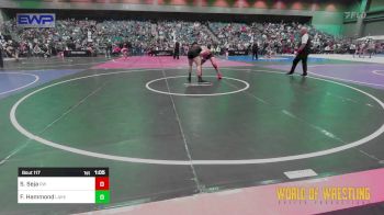 175 lbs Round Of 16 - Sammy Seja, Red Wave Wrestling vs Fred Hammond, LakeVille Wrestling Club