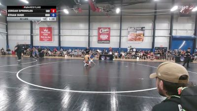 92 lbs Jordan Sprinkles, California Silver vs Ethan Suer, Ohio Grey