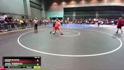 285 lbs Champ. Round 3 - Jacob Ruacho, Central vs Angel Rodriguez, Centennial (Corona)