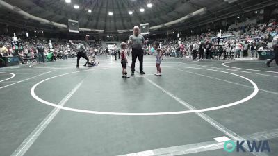 40 lbs Consi Of 16 #2 - Hazel Wynn, El Reno Wrestling Club vs Tucker Henley, Eufaula Ironheads Wrestling Club