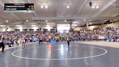 A 138 lbs Champ. Round 1 - Jake Laxton, Soddy Daisy High School vs Christopher Puryear, Gibbs High School