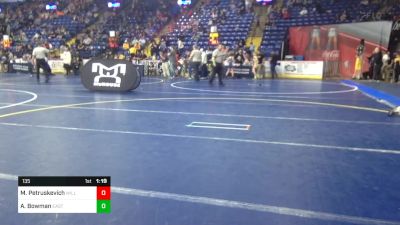 155 lbs Quarterfinal - Bentley Bainey, Bishop McCort vs Aaron Andrew, Palmyra