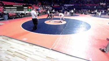 2A 150 lbs Champ. Round 1 - Josiah Carter, Galesburg (H.S.) vs David Farjado, Mundelein (Carmel)