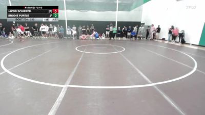 215 lbs Cons. Round 2 - Brodie Purtle, Angry Fish vs Jacob Schipper, Spencer