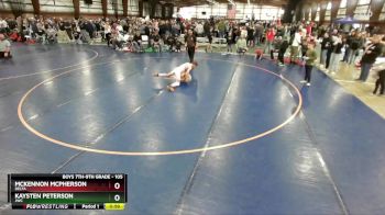 105 lbs Cons. Round 3 - McKennon McPherson, Delta vs Kaysten Peterson, JWC
