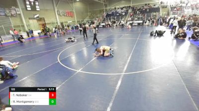 105 lbs Semifinal - Tad Nebeker, Southwest Wolverines vs Rustin Montgomery, Brothers Of Steel