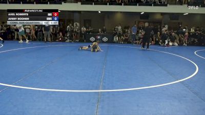 49 lbs Cons. Sub-quarters - Axel Roberts, Bobcat Wrestling Club vs Avery Booher, Honey Badger Wrestling Club