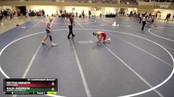 121 Championship Bracket Cons. Round 3 - Kalin Anderson, Kasson-Mantorville vs Peyton Merseth, Eden Prairie