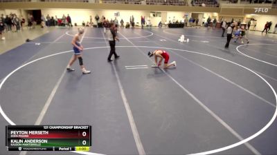 121 Championship Bracket Cons. Round 3 - Kalin Anderson, Kasson-Mantorville vs Peyton Merseth, Eden Prairie