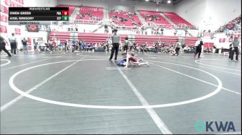 66 lbs Semifinal - Owen Green, Perry Wrestling Academy vs Axel Gregory, Tulsa Blue T Panthers