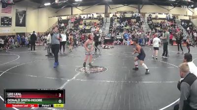 95 lbs Quarterfinal - Donald Smith-Moore, Gaston Grizzlies vs Leo Leal, Coastal Elite